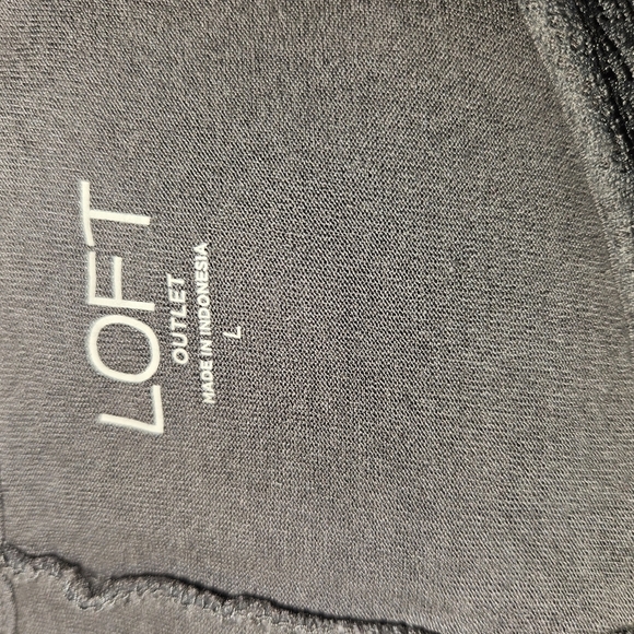 Loft Outlets Womans Gray Tank Top Size L - Picture 10 of 12